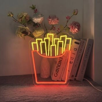Fries Neon Sign