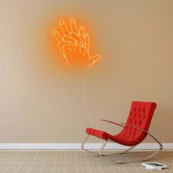 Hand In Hand Neon Sign