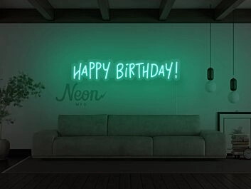 Happy Birthday V2 Neon Sign