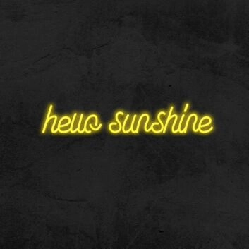 Hello Sunshine Neon Sign