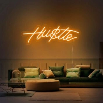 Hustler Neon Sign