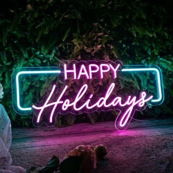Happy Holiday LED Sign