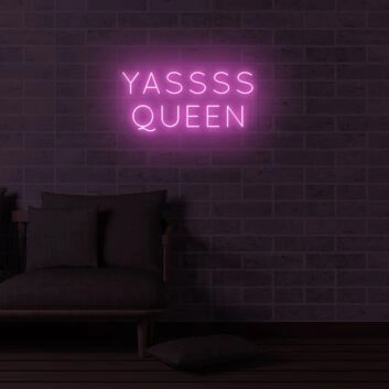 Yassss Queen LED Neon Sign