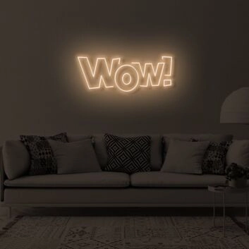 WOW! LED Neon Sign