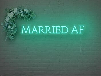Married AF Neon Sign