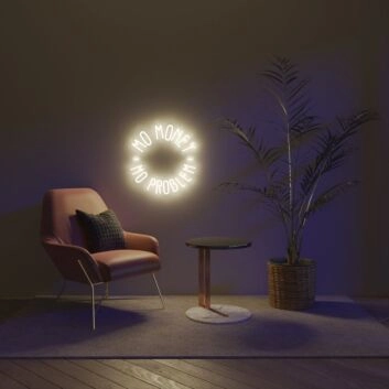 Mo Money Mo Problem Neon Sign