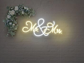 Mr And Mrs Neon Sign