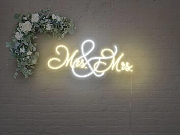 Mrs And Mrs Neon Sign