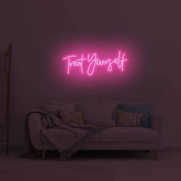 Treat Yourself LED Neon Sign