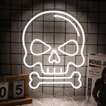 Skull LED Sign