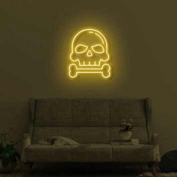 Skull LED Sign