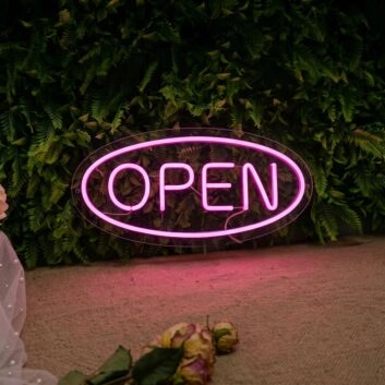 Open V1 Neon Sign