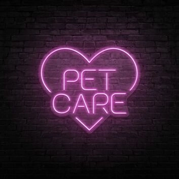 Pet Care Neon Sign