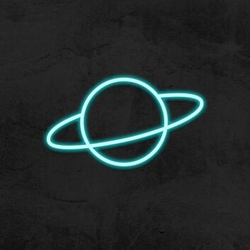 Planet Neon Sign