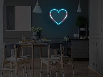 Pride Hearts Neon Sign