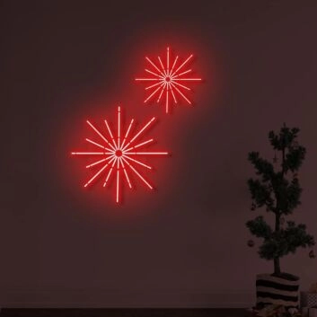 Long chirstmas star LED neon sign