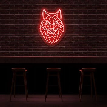 Wolf King Neon Sign