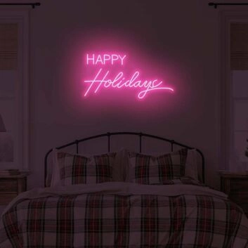 Happy Holiday LED Neon Sign