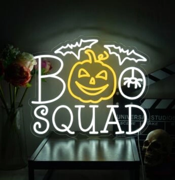 Boo Squad Neon Sign