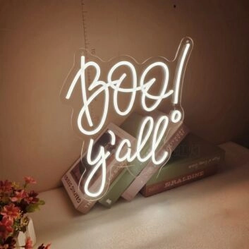 Boo Yall Neon Sign