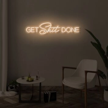 GET SHIT DONE LED Neon Sign