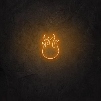 Flame LED Neon Sign