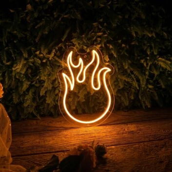 Flame LED Neon Sign