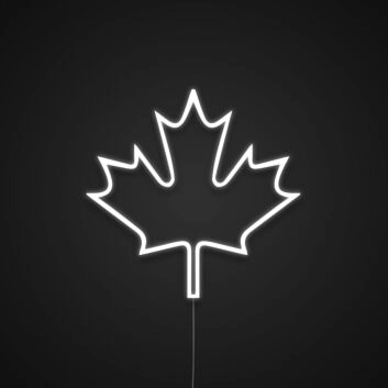Canada Flag Maple Leaf Neon Sign