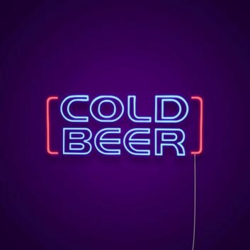 Cold Beer Neon Sign