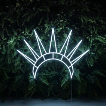 Crown Statue of Liberty Neon Sign