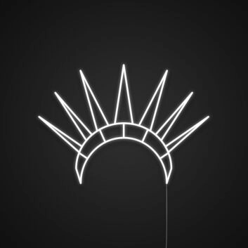 Crown Statue of Liberty Neon Sign