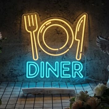 Food Icon Neon Sign