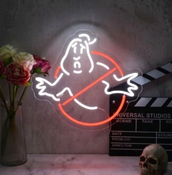 Ghost Busters LED Light Sign