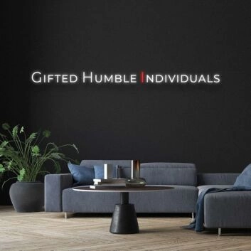 Gifted Humble Custom Neon Sign