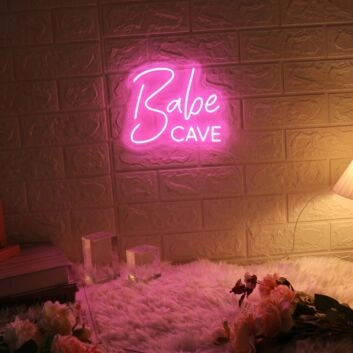 Babe Cave LED Neon Sign
