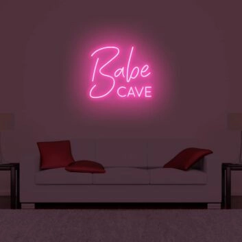 Babe Cave LED Neon Sign