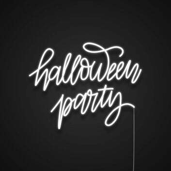 Halloween Party Neon Sign