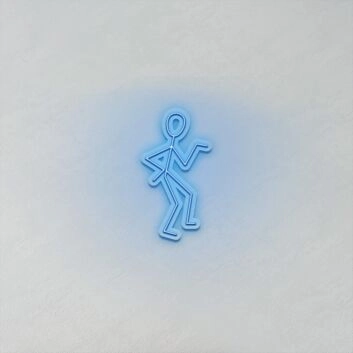 Dancing Stick Man LED Neon Sign