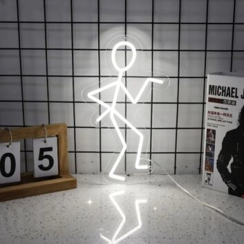 Dancing Stick Man LED Neon Sign