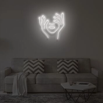 LEAN ON ME&quot; LED Neon Sign