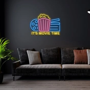 Its Movie Time Neon Sign