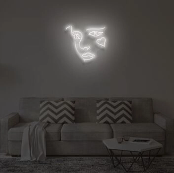 LOVE MARK&quot; LED Neon Sign