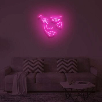 LOVE MARK&quot; LED Neon Sign