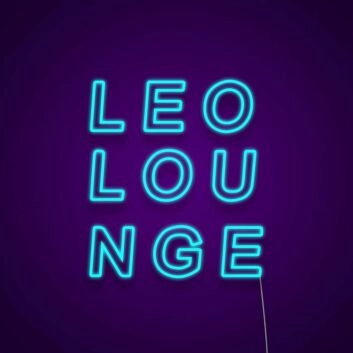 Leo Lounge Custom Neon Sign