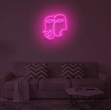 CONNECTION V2" LED Neon Sign