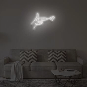LOVE GUN&quot; LED Neon Sign
