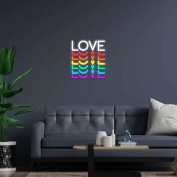 Love Rainbow Neon Sign