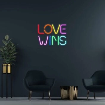 Love Wins Neon Sign