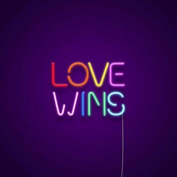 Love Wins Neon Sign