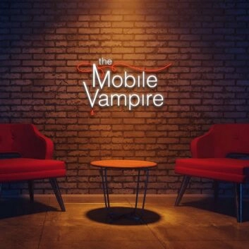 Mobile Vampire Custom Neon Sign